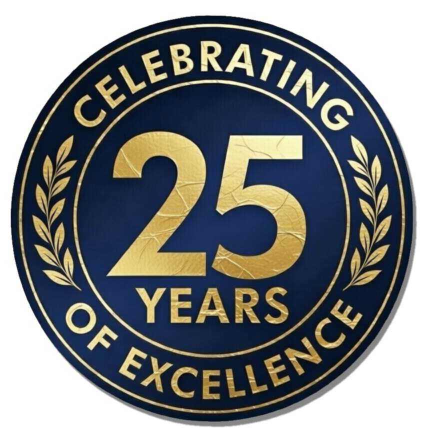 25 years in business